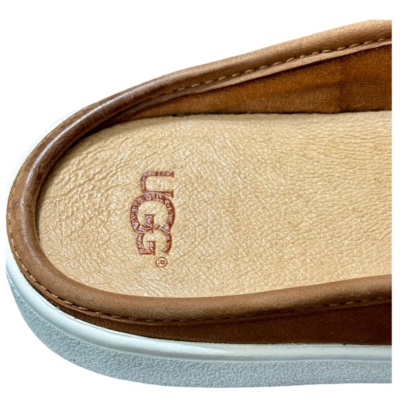 UGG Gene Tan Nubuck Leather Slip On Mule size 8 - Picture 7 of 10